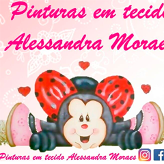 Pinturas em tecido Alessandra Moraes Arujá SP